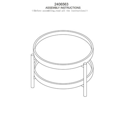 Viborg Two Tier Side Table