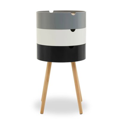 Viborg Three Tier Storage Side Table