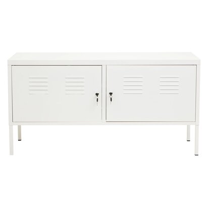 Academy Two Door White Locker Cabinet
