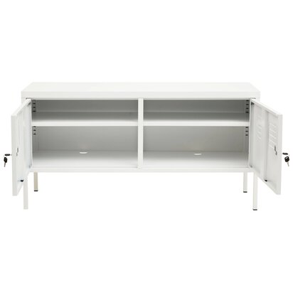Academy Two Door White Locker Cabinet