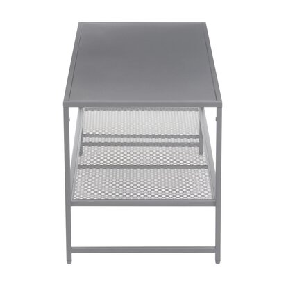Acero Grey Metal Coffee Table