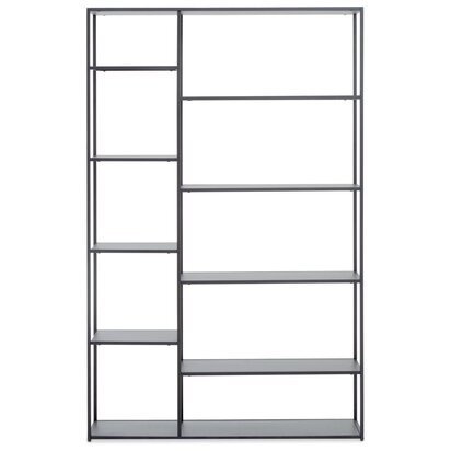 Acero Grey Metal Multi Shelf Unit