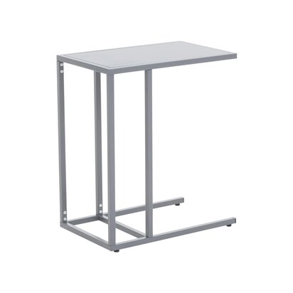 Acero Grey Metal Side Table