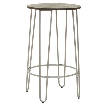 Calavale 3 Piece Silver Frame Bar Table Stool Set