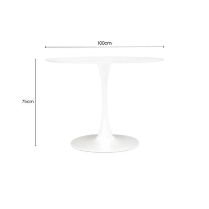 Calahurst White Small Round Dining Table