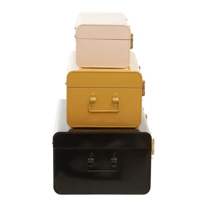 Norenelle Set of Three Assorted Storage Trunks