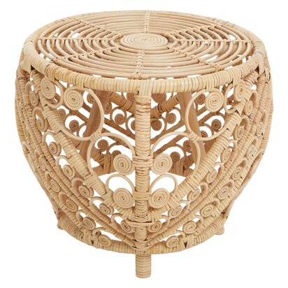 Beaelnell Large Natural Rattan Table