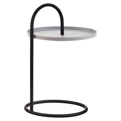 Cleiastead Grey And Black Hanging Top Side Table