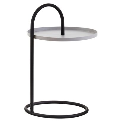 Cleiastead Grey And Black Hanging Top Side Table