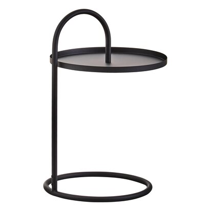 Cleiastead Black Hanging Top Side Table