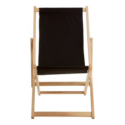 Oakiadale Black Deck Chair