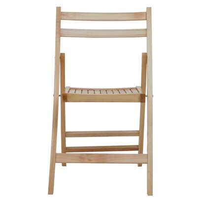 Beauport Natural Finish Folding Chair
