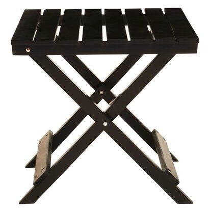 Oakiadale Black Wood Folding Table