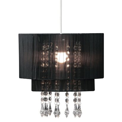 Piaifield Black Voile Pendant Shade