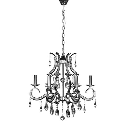 Corielle 6 Arm Crystal Chandelier