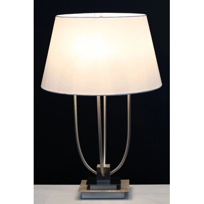 Regents Park Satin Nickel Finish Table Lamp