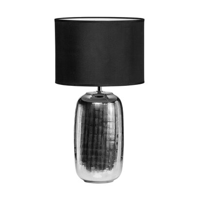 Belamere Park Chrome Finish Ceramic Base Table Lamp