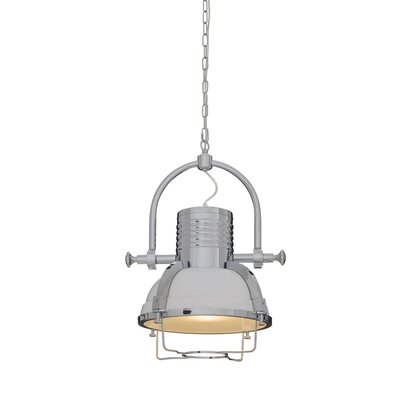Industrial Revolution Chrome Pendant Light