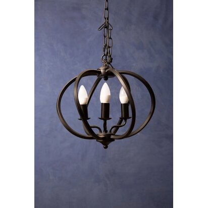 Aspen Matt Black Iron Pendant Light