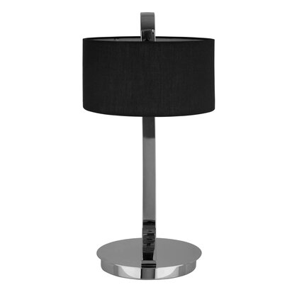 Talumore Black and Chrome Table Lamp