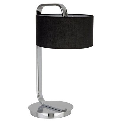 Talumore Black and Chrome Table Lamp
