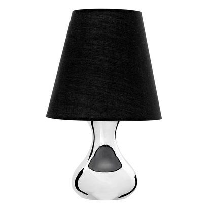 Nell Black Fabric Shade Table Lamp