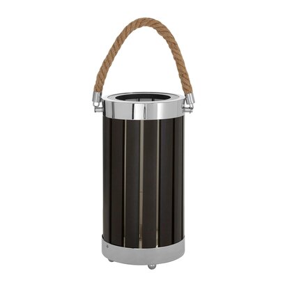 Brooke Black Wood And Metal Table Lamp