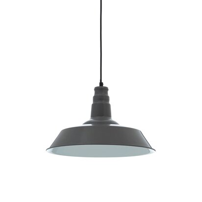 Brant Grey Metal Pendant Light