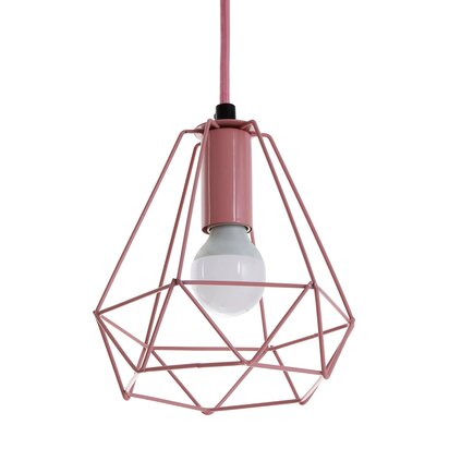 Beli Pink Metal Wire Pendant Light