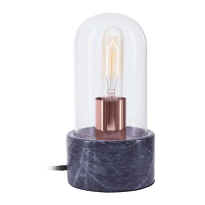 Siaefield Bell Lamp with Black Marble Base