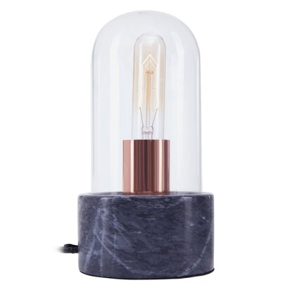 Siaefield Bell Lamp with Black Marble Base