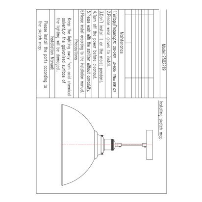 Daronhurst Iron And Aluminium Pendant Light