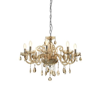 Belenmere 8 Bulb Champagne Glass Chandelier