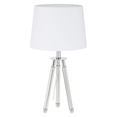 Vioevia Chrome Finish Tripod Table Lamp