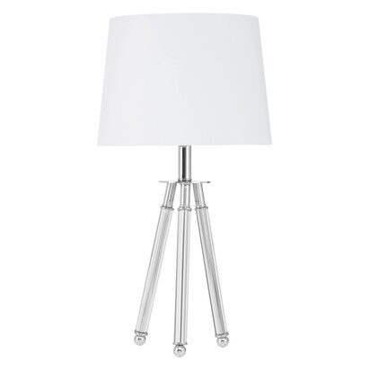 Vioevia Chrome Finish Tripod Table Lamp