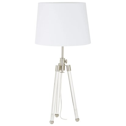 Halia Nickel Finish Tripod Table Lamp