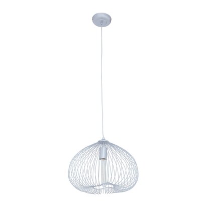 Lavis 1 Bulb Silver Finish Pendant Light