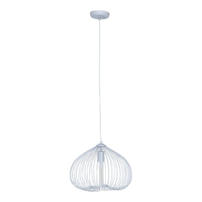 Deliwod 1 Bulb Silver Finish Pendant Light