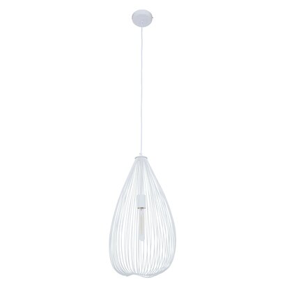 Lavis Teardrop White Pendant Light
