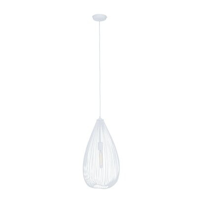 Lavis Teardrop White Pendant Light