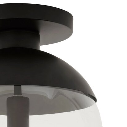 Melelton Black Metal Ceiling Light