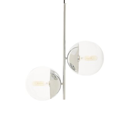 Revive Chrome Finish 2 Bulb Pendant Light