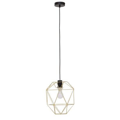 Wyra Champagne Gold Pendant Light