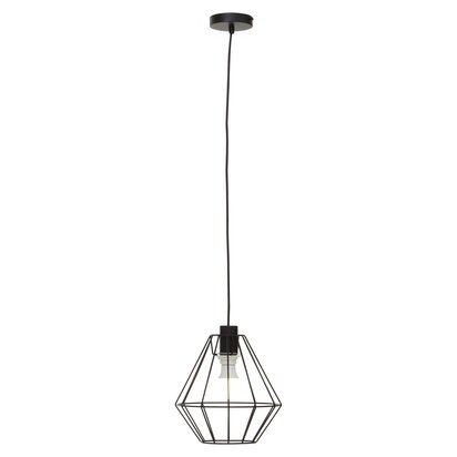 Wyra Black Cage Pendant Light