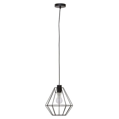 Wyra Black Cage Pendant Light