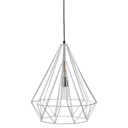 Wyra Chrome Conical Pendant light