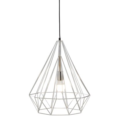 Wyra Chrome Conical Pendant light