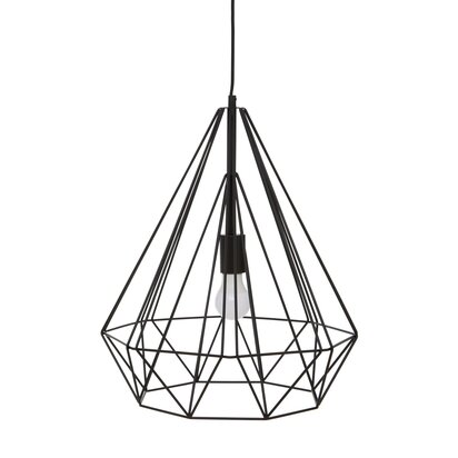 Wyra Black Conical Pendant light