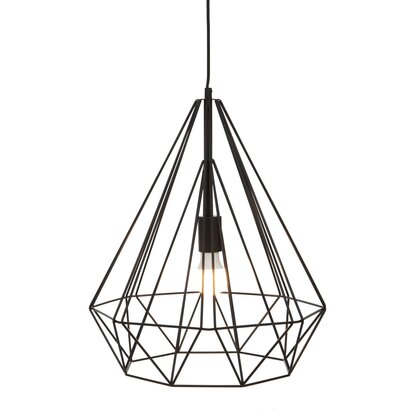 Wyra Black Conical Pendant light