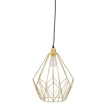 Wyra Champagne Gold Frame Pendant light